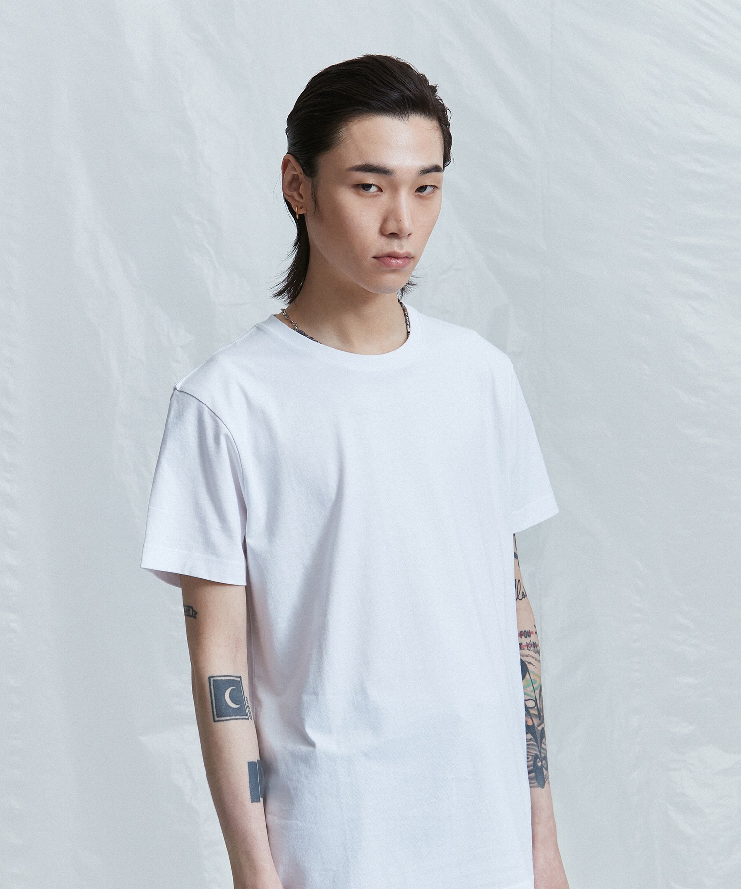 3PACK STANDARD BASIC FIT TEE white